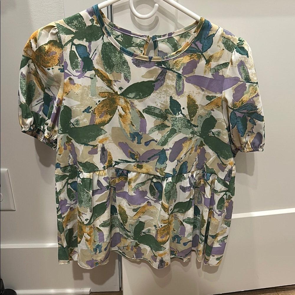 Floral Print Women's Top